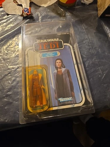 Vintage Star Wars ROTJ Princess Leia Organa In Bespin Gown Mint On Card