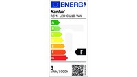 GU10 Remi Led GU10-WW 180Lm 3000K Led Leuchtmittel Warm 33081