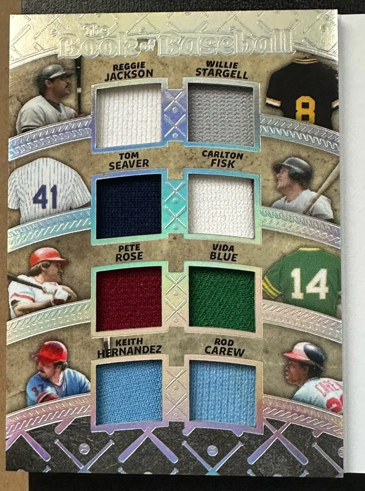 2025 Leaf Spectacular Book Of Baseball 24 Patch Relics #/20 Griffey Jeter Seaver - Image 2 of 4