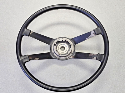 USED ORIGINAL GENUINE PORSCHE 914 380mm EBONITE STEERING WHEEL 9/73