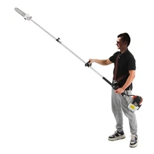 52CC Pole Saw Gas Powered 2-Stroke Chainsaw Tree Trimmer Extension Hedge Trimmer
