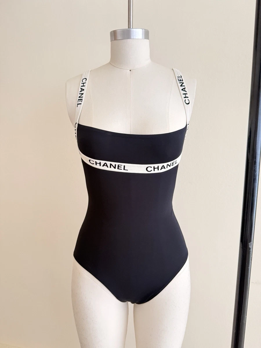 レア❗️CHANEL ワンピース水着　正規品　黒　サイズ 40　ヴィンテージ CHANEL Black One Piece Swimwear for Women for sale | eBay