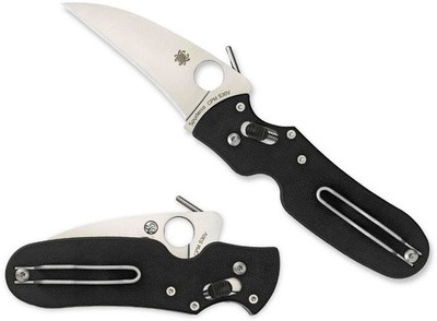 SPYDERCO P'Kal, Pikal, Black G-10 Handles, Emerson Opener, CPM S30V Steel C103GP