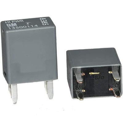 High Power 4-Pin Fuse Box Relay 2 Pack #13500114/8385 for GM Car and Truck Use