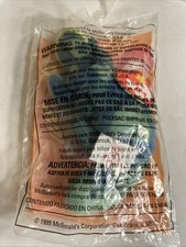 Rare Retired 1993 Ty Iggy The Iguana McDonald  s Toy New Sealed in Package 6