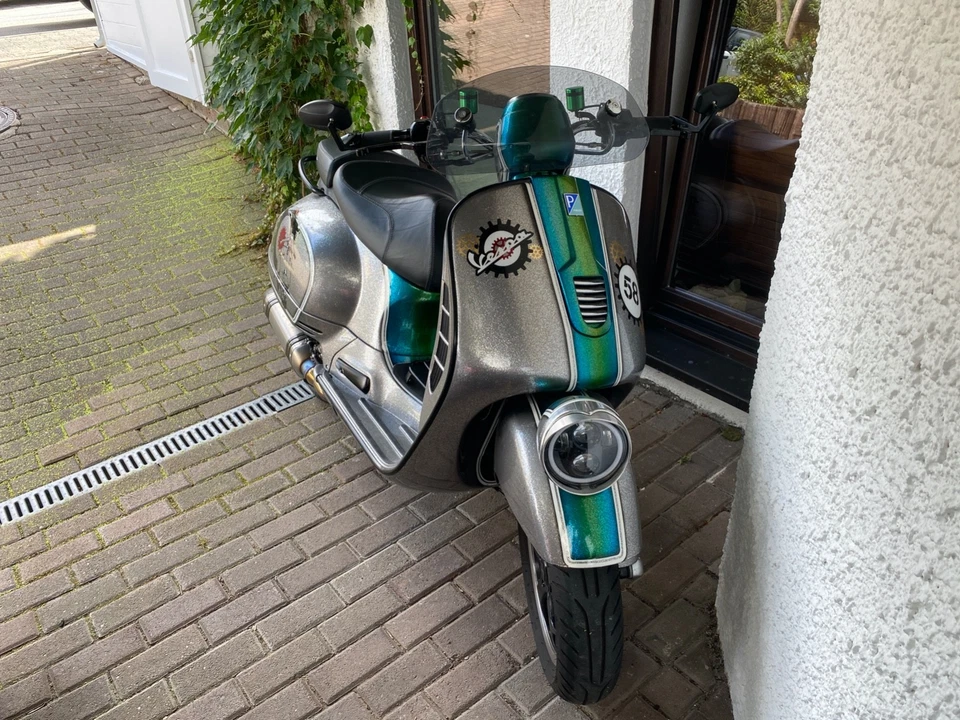 VESPA GTV GTS 300 EINZELSTÜCK NP ca.15000,-€ 13", WILBERS, MALOSSI, BREMBO - Bild 3 von 4