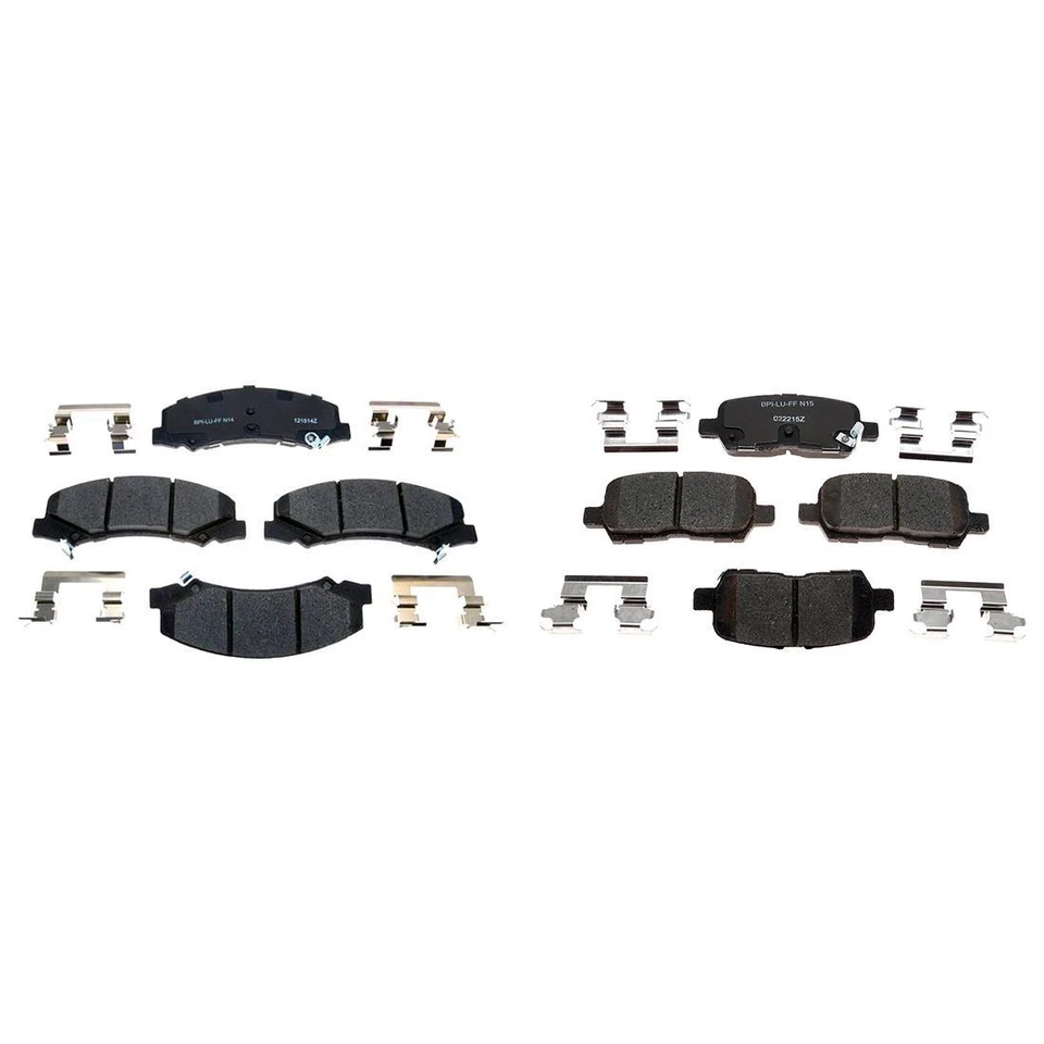 For 2016 2015 2014 Chevrolet Impala Limited Front Rear R-Line Ceramic Brake Pads Foto 4 de 4