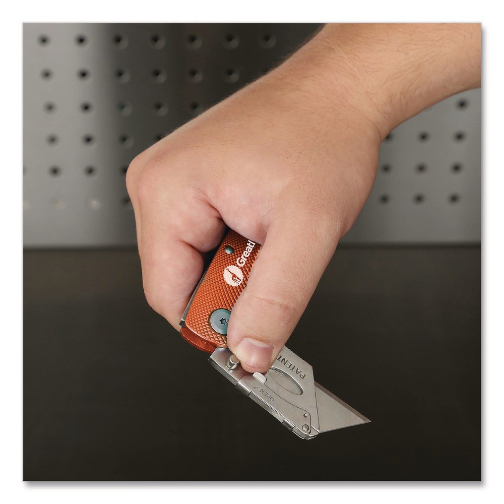 Great Neck 74201 3.5" Aluminum Handle Quick Change Lock Back Utility Knife New