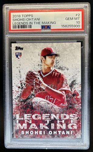 2018 Topps Shohei Ohtani Legends in the Making RC #LITM-2 Angels PSA 10 GEM MINT