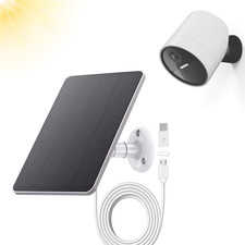Solar Panel Compatible with Simplisafe Outdoor Camera Wireless, 4W 5V Solar Pane