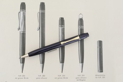 Pelikan 200 Schwarz Druckbleistift 1,18 mm GERMANIA Italien 1938 Vintage