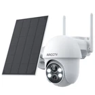 ARCCTV Solar Battery Security Camera System Outdoor Wireless Pan/Tilt WIFI Home