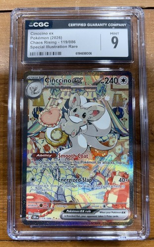 Cinccino ex graded CGC 9 for sale on eBay