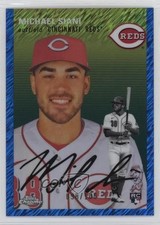 2023 Chrome Platinum Anniversary Blue Shimmer Refractor Mike Siani Michael 0z4u