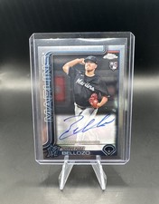 2025 Topps Chrome - Rookie Autographs Valente Bellozo #RA-VB - Marlins MLB