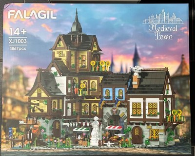 (neu!) Falagil XJ1003 Medieval Town 3.867 Klemmbausteine