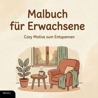 Malbuch Erwachsene 100 Seiten Entspannung Cozy, Ausmalbuch, Stressabbau