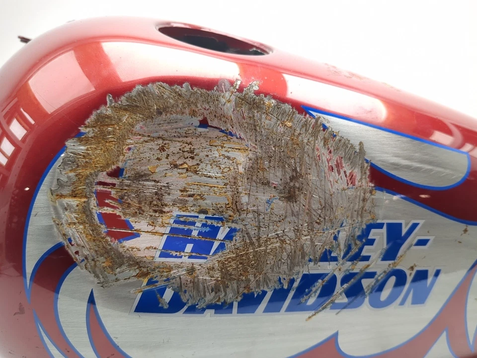 00-07 Harley Davidson Softail Deuce FXSTD tanque de combustible de gasolina depósito de gasolina Foto 4 de 4