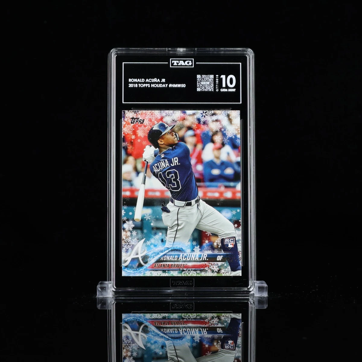 2018 Topps Holiday - Ronald Acuña Jr. #HMW50 for sale | eBay