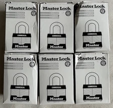 Pack of 6 Master Lock 3KA-3210 1-1/2" Commeecial Padlock