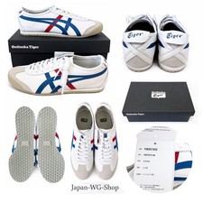 Onitsuka Tiger MEXICO 66 1183C102 100 WHITE BLUE Unisex Shoes Authentic Japan