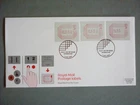 GB DEFINITIVE FDC 1984 FRAMA LABEL 3 1/2P TO 16P CAMBRIDGE SPECIAL POSTMARK