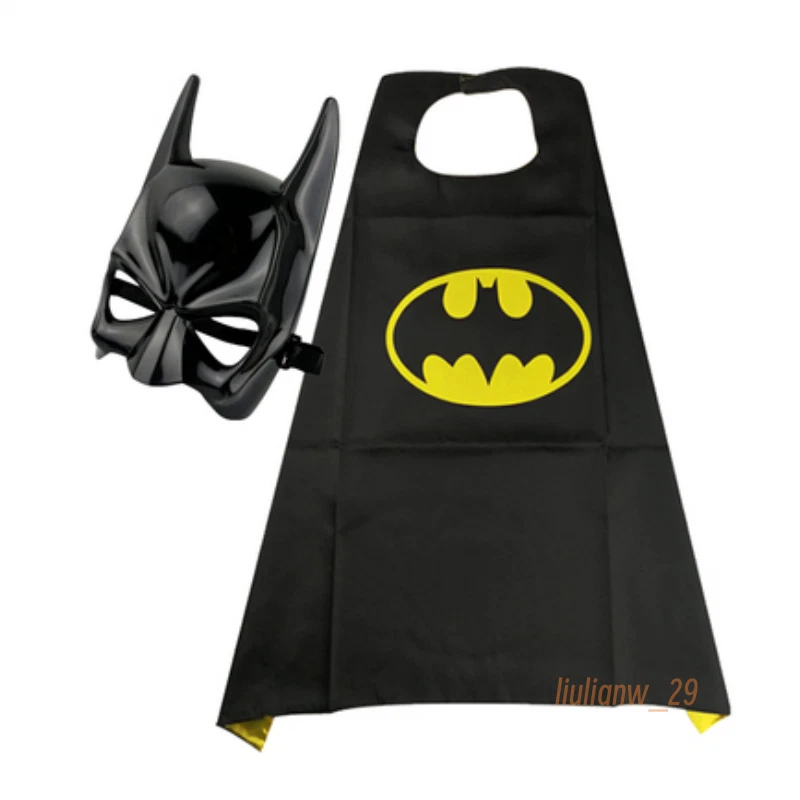 Conjuntos de armadura de capa de Batman para niños disfraces equipo de Halloween armas juguete para niños Foto 2 de 4