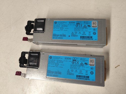 HP ProLiant Gen9 ML350 DL380 DL390 500W Netzteil HSTNS-PC40 723594-001 X2