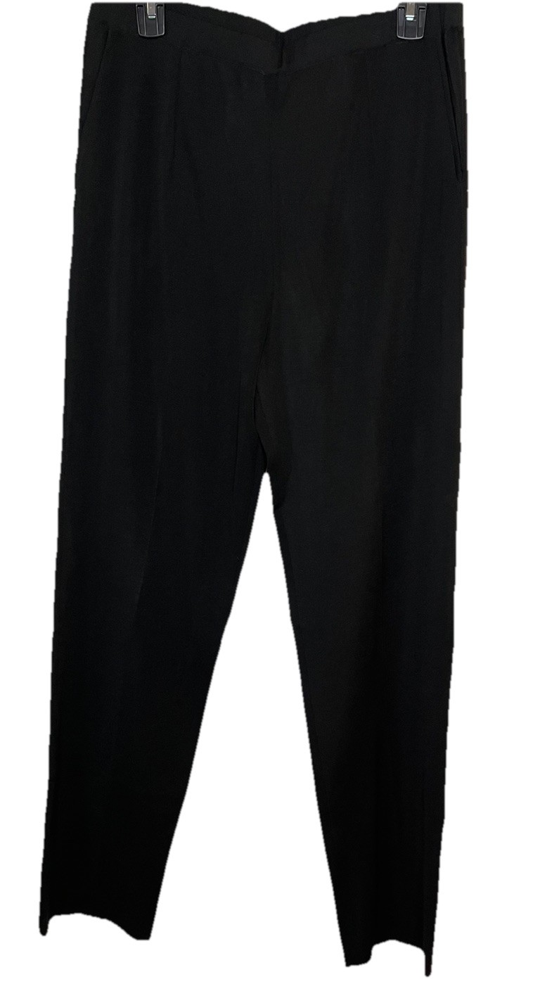 Ming Wang Pants Black Knit Basic Pull On Stretch … - image 4