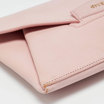 Givenchy Antigona Envelope Pink Leather Clutch | eBay