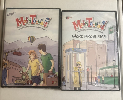 Mathtacular! 2 DVDs #2 and #4 Word Problems,Unbelievably Understandable Math