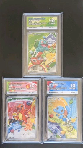 First Partner Illustration Kanto Gen 1 Sequential Set ACE 10 - Perfect Subgrades