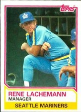 Rene Lachemann 1983 Topps 336 Seattle Mariners Baseball Card