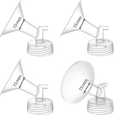 Flange 15Mm Compatible for Spectra S1 S2 Breast Shield, Replacement Pump Parts