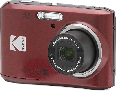 Kodak PIXPRO FZ45 16MP-Digitalkamera   rot
