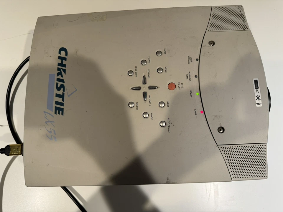 Christie LX55 LCD 5500 Lumen Motorized Zoom Focus Theater Movie Video Projector - Image 4 of 4