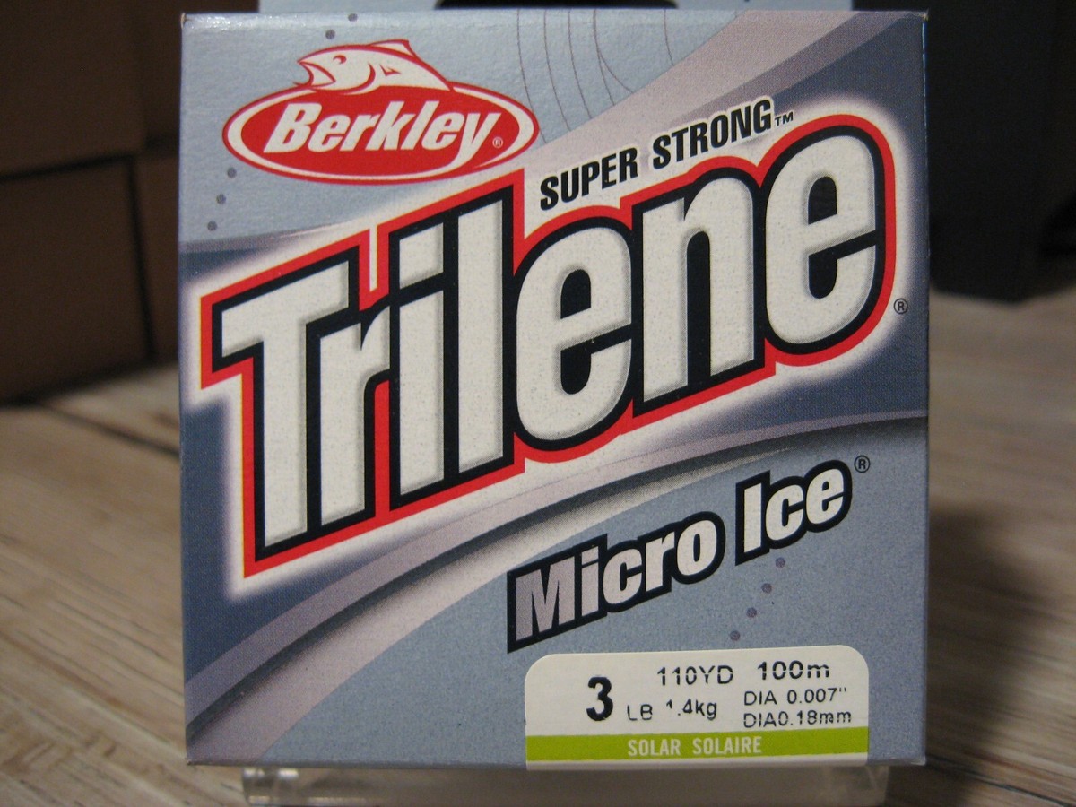 1lb berkley fireline crystal micro ice fishing line Pure Brands: Fishing better control of your jig 3 SPOOLS BERKLEY TRILENE MICRO