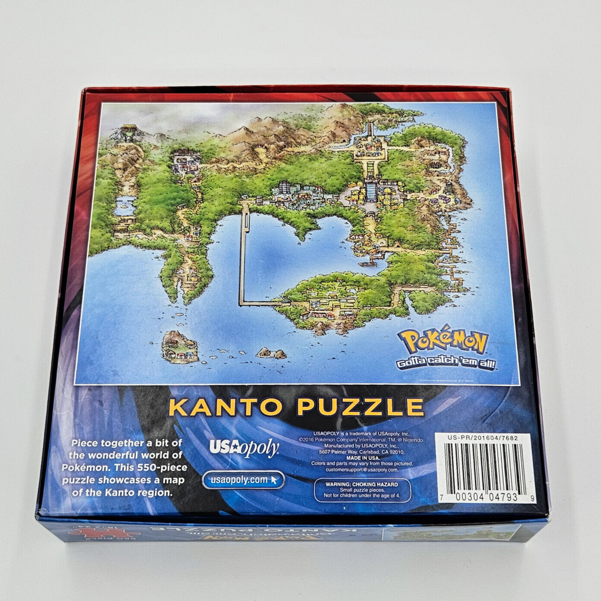 Pokemon Kanto Map 550 Piece 18