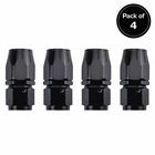 4pcs 4AN/6AN/8AN/10AN/12AN Straight Swivel Hose End Fitting Adaptor For CPE Hose