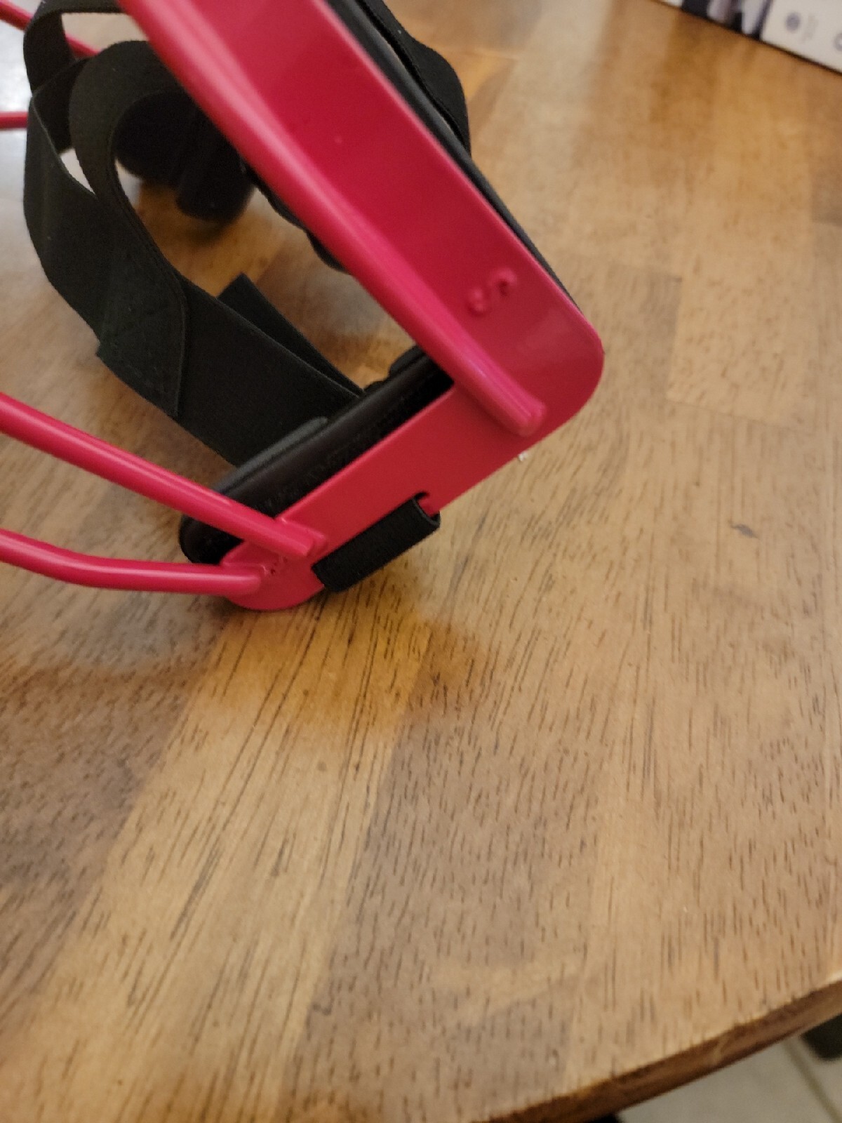 Dinictis Youth Small Girls Softball Face Mask RED Ponytail No Box