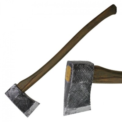 27'' Foam Lumberjack axe LARP Costume Prop Cosplay Toy Weapon Tree Wood Hatchet