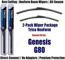 2-Pack Super-Premium NeoForm Wipers fit 2017+ Genesis G80 - 16260/160