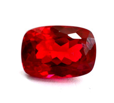 29 Ct Natural Red Painite Cushion Burmese Loose Certified Untreated Gemstone