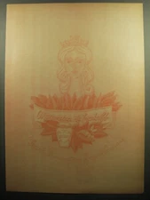 1958 Alexandra de Markoff Facial Preparations Advertisement