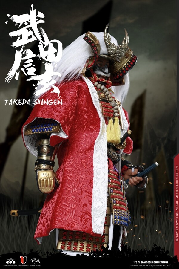 COOMODEL 1/6 SERIES OF EMPIRES DIECAST ALLOY TAKEDA SHINGEN A.K.A.