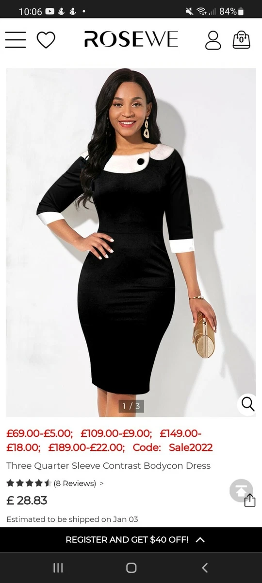 Rosewe sales bodycon dress