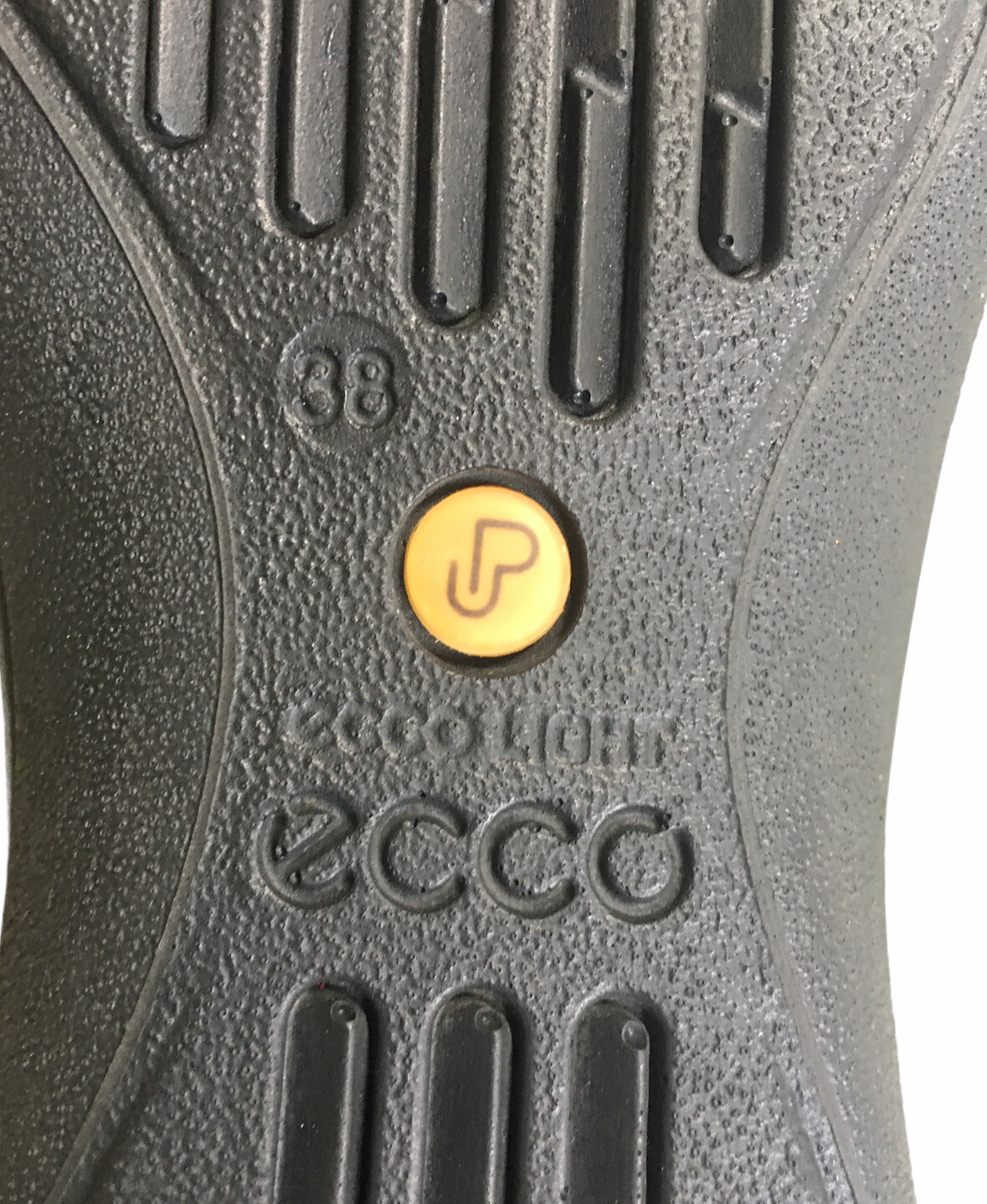 Women's Ecco Light Black Leather Mary Jane Shoes Loaf… Gem