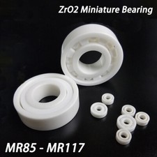 MR85 - MR117 ZrO2 Full Ceramic Miniature Bearing Zirconia Roller Ball Bearings