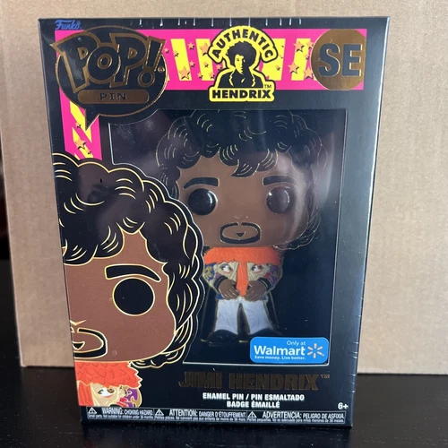 2022 Funko Pop Enamel Pin Jimi Hendrix Walmart Exclusive SE 