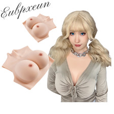 Silicone Realistic Breast Forms Fake Boobs For Crossdresser C-G Cup Drag Queen